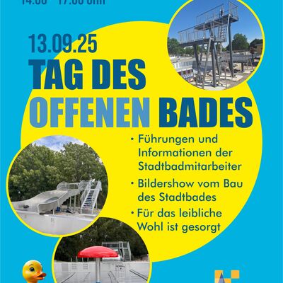 Plakat Tag des offenen Bades 13.09.2025