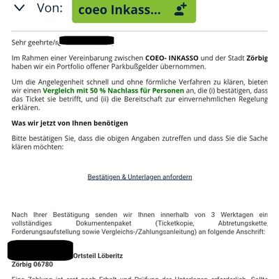 Betrugsversuch 1