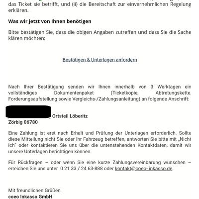Bild vergrößern: Betrugsversuch 2