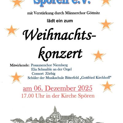 Weihnachtskonzert 06.12.2025 Spören