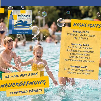 Plakat Er&ouml;ffnung Stadtbad 2026