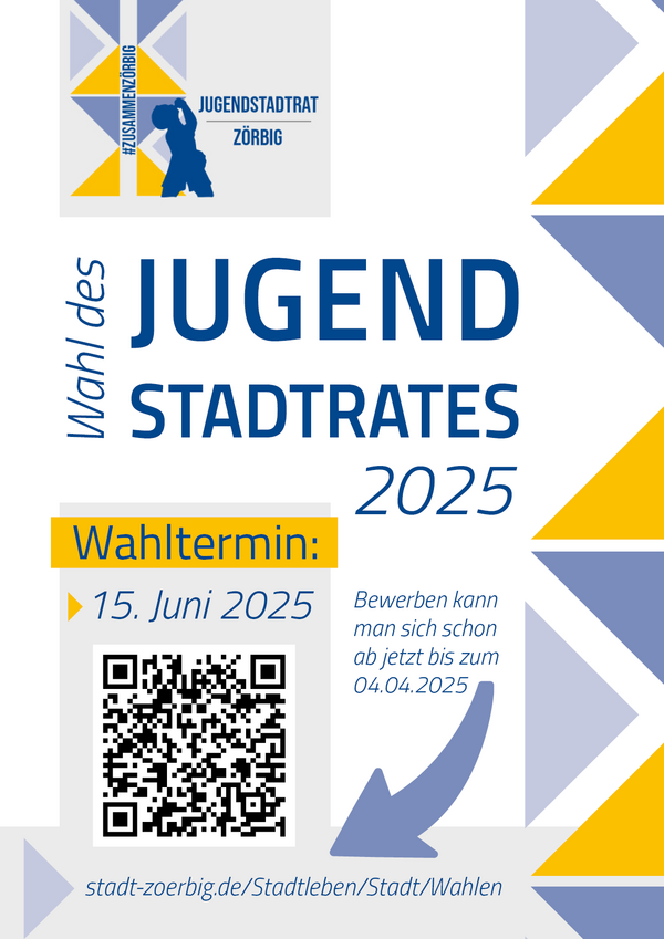 Bild vergrößern: Plakat Jugendstadtrat 15. Juni 2025